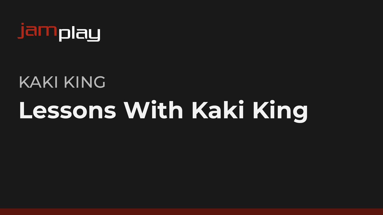 Kaki King吉他大师课 (JamPlay) 课程封面