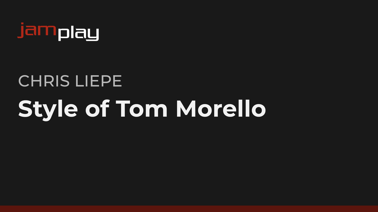 Tom Morello风格课程 (JamPlay) 课程封面