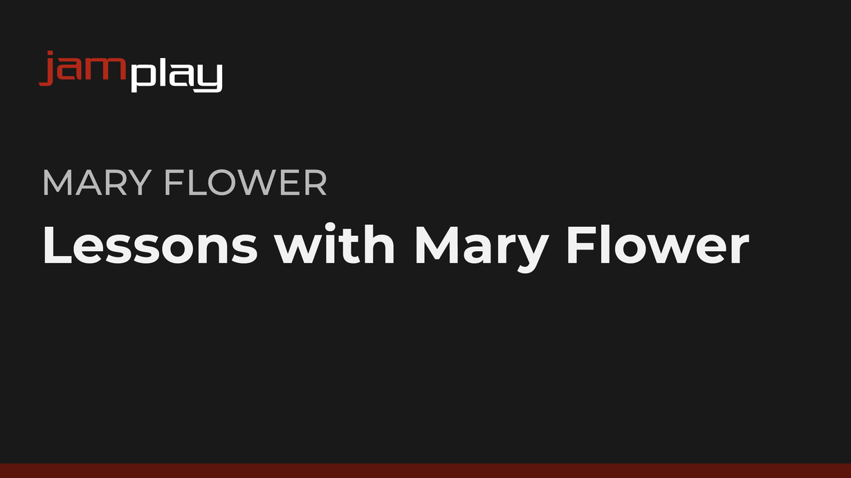 与Mary Flower一起学吉他 (JamPlay) 课程封面