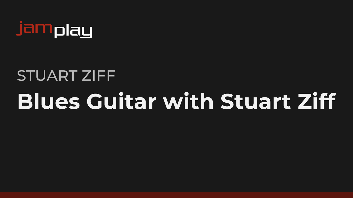 跟随Stuart Ziff学习布鲁斯吉他 (JamPlay) 课程封面