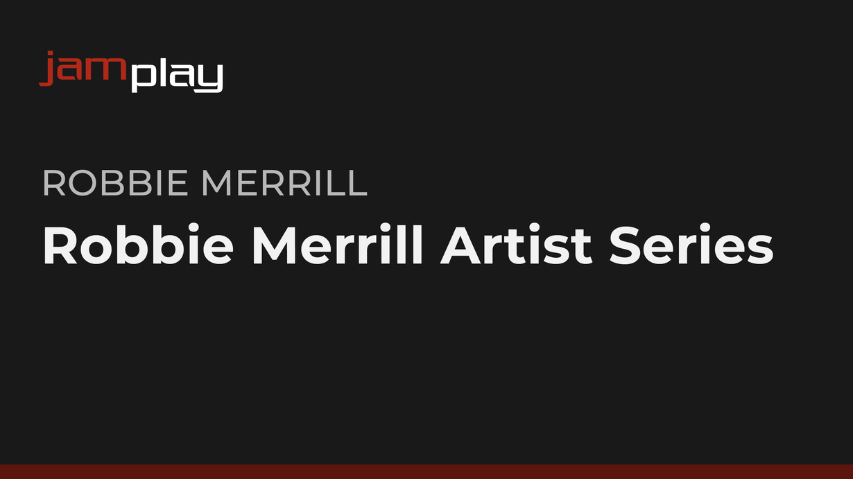 Robbie Merrill艺术家系列课程 课程封面